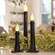 Black Gloss Taper, 4 inch -