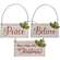 Holly Jolly Christmas Ornament - 3 asst;