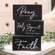 Pray More, Worry Less Wooden Block - 3 asst;