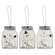 Happy Snowman Mason Jar Ornaments - 3 Asst - # 34916