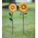 Metal Sunflower Decorative Garden Stake - # 70041