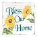 Bless Our Home Vintage Metal Wall Plaque - # 70048