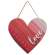 Love Wooden Heart Hanger - # 90842