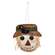 Felt Scarecrow Head Ornament #CS37861