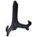 Wooden Plate Stand - Large - BLACK;