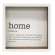 Home Definition Shadow Box Sign #34922