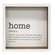 Home Definition Shadow Box Sign