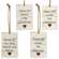 Friends Heart Tag Ornaments - Set of 4;