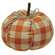 Orange Buffalo Check Pumpkin - Medium #CS37712