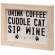 #34902 Coffee, Cat, and Wine Framed Sign