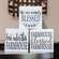 Farmhouse Shiplap Box Sign, 3 Asst.;
