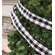 #14600 Wired Black & White Buffalo Check Ribbon