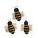 3/Set, Mini Bee Ornaments