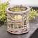 #BB9A1163 Graywash Willow Wrapped Glass Votive Holder