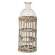 #GBB9A1232 Graywash Willow Wrapped Glass Bottle, 8.25"H