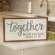 #90973 Together Is Our Favorite Place Shiplap Frame