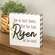 #90988 He Is Risen Box Sign