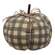 Gray Buffalo Check Pumpkin - Large #CS37708