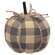 Gray Buffalo Check Pumpkin - Small;