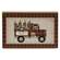 Buffalo Check Jingle Bell Express Truck Block