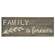 Family Is Forever Engraved Pallet Look Sign