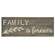 Family Is Forever Engraved Pallet Look Sign #70084