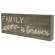 Family Is Forever Engraved Pallet Look Sign #70084