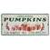 Organic Pumpkins Metal Sign