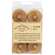 6/Pkg, Burnt Ivory Timer Tealights