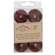 6/Pkg, Burnt Burgundy LED Tealights
