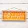 Hello Pumpkin Inset Framed Sign 91037;