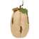 Mossy White Stuffed Pumpkin 11"