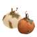 Mossy Stuffed Pumpkin 3.75", 2 Asstd.