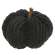 Black Chenille Pumpkin 7.5" #CS38240