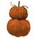 Mini Orange Chenille Pumpkin Stack