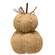 Mini Cream Chenille Pumpkin Stack
