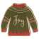 Christmas Sweater Chunky Sitter, 3 Asstd. 35505