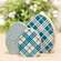 Chunky Blue Patterned Egg Sitters, 3/Set 35534;