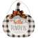 Hello Pumpkin Hanging Buffalo Check Pumpkin