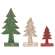 Rustic Wood Christmas Trees, 3/Set 35668