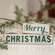 Plaid Merry Christmas Wooden Blocks, 2/Set 35721;