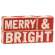Merry & Bright Wooden Blocks, 3/Set 35724