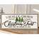 Weathered Locally Grown Christmas Trees Wooden Sign 60370;