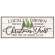 Weathered Locally Grown Christmas Trees Wooden Sign 60370