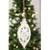 Shabby Chic Metal Teardrop Ornament 60377;
