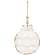 Shabby Chic Metal Bulb Ornament 60379