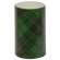 Green Plaid Timer Pillar, 3" x 5" 84927