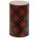 Red Plaid Timer Pillar, 3" x 5" 84929