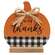 Give Thanks Buffalo Check Pumpkin