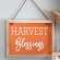 Harvest Blessings Frame w/Jute Hanger 91047